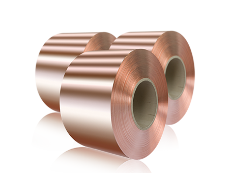Heat-treated and stress-relieved copper.